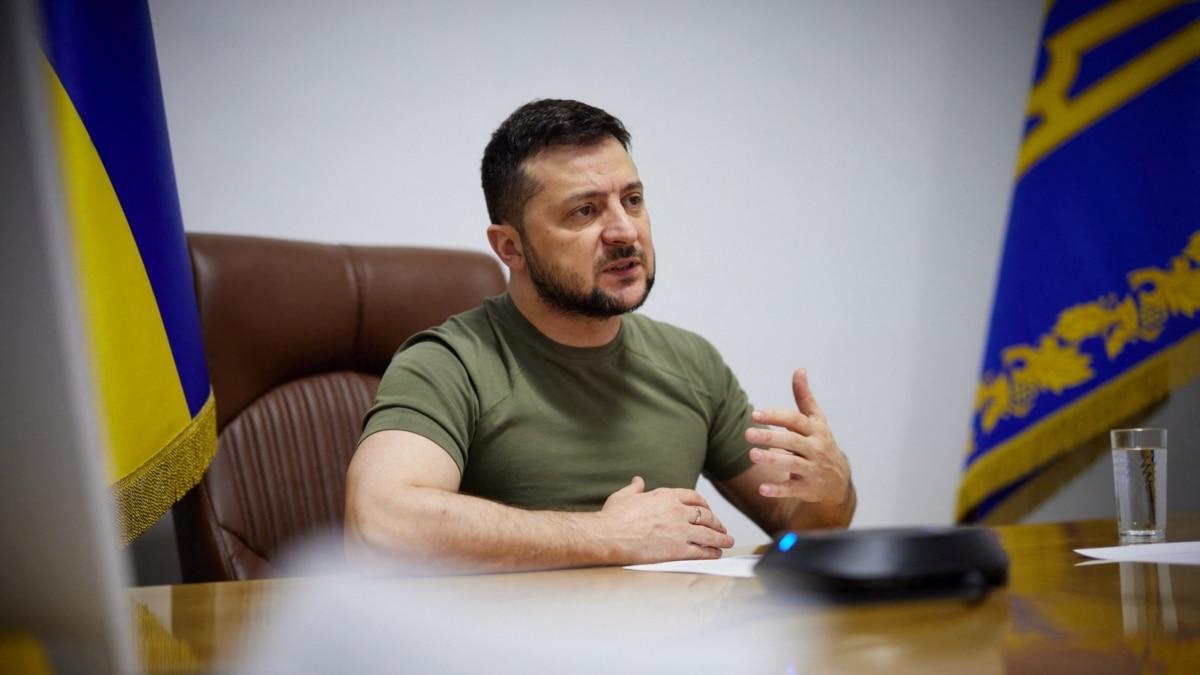 Ukraine President Addresses Doha Forum via Videolink 