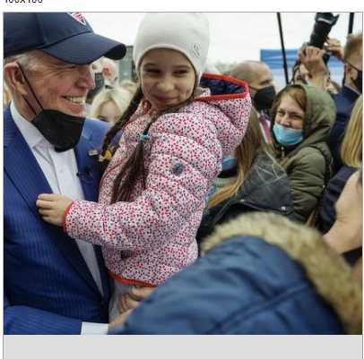 Biden calls Putin 'a butcher' after meeting with Ukrainian refugees in Poland