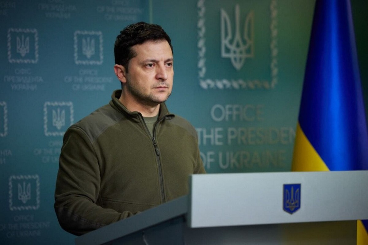 Zelenskii blamed russia for the genocide of the Ukrainian population