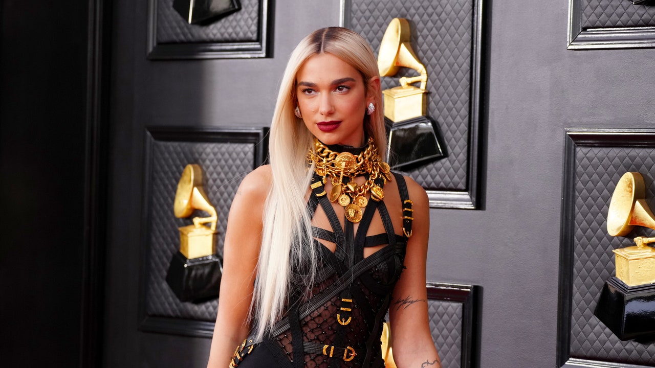 Dua Lipa Went From Dark Brown to Platinum Blonde Just Hours Before the Grammys