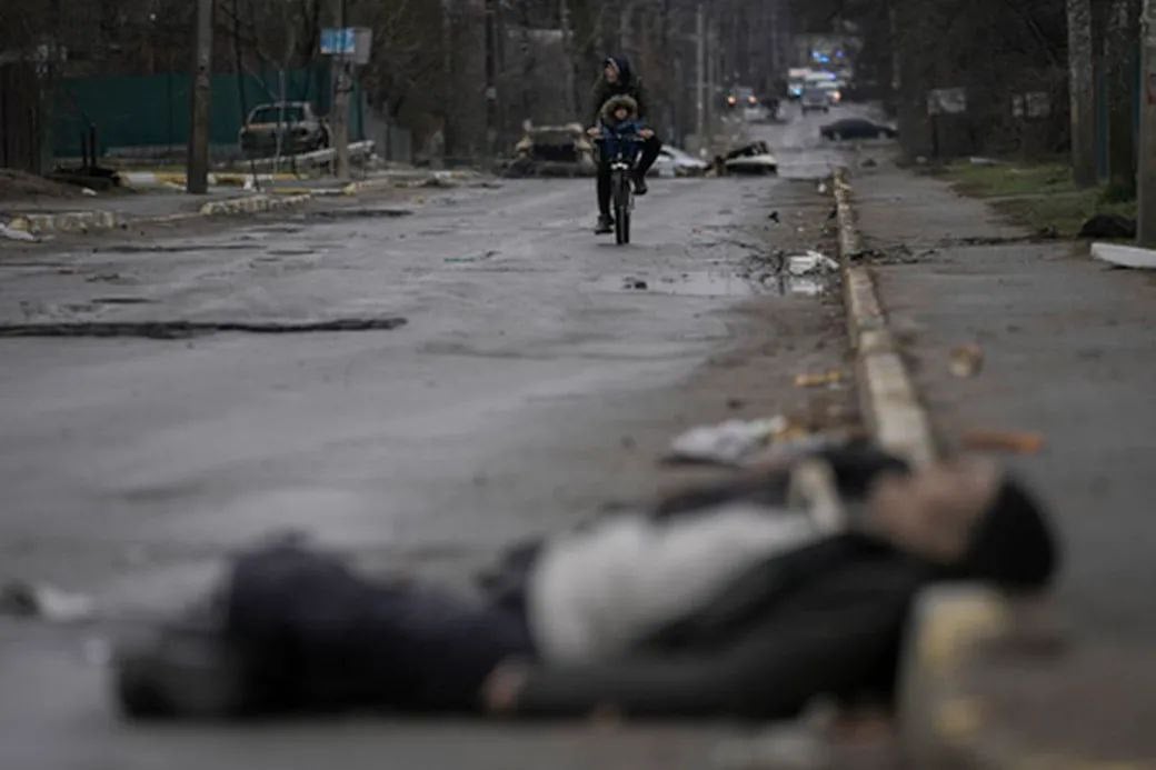 Executions of Ukrainians were part of Putin's plan to invade - head of British MI6 Moore