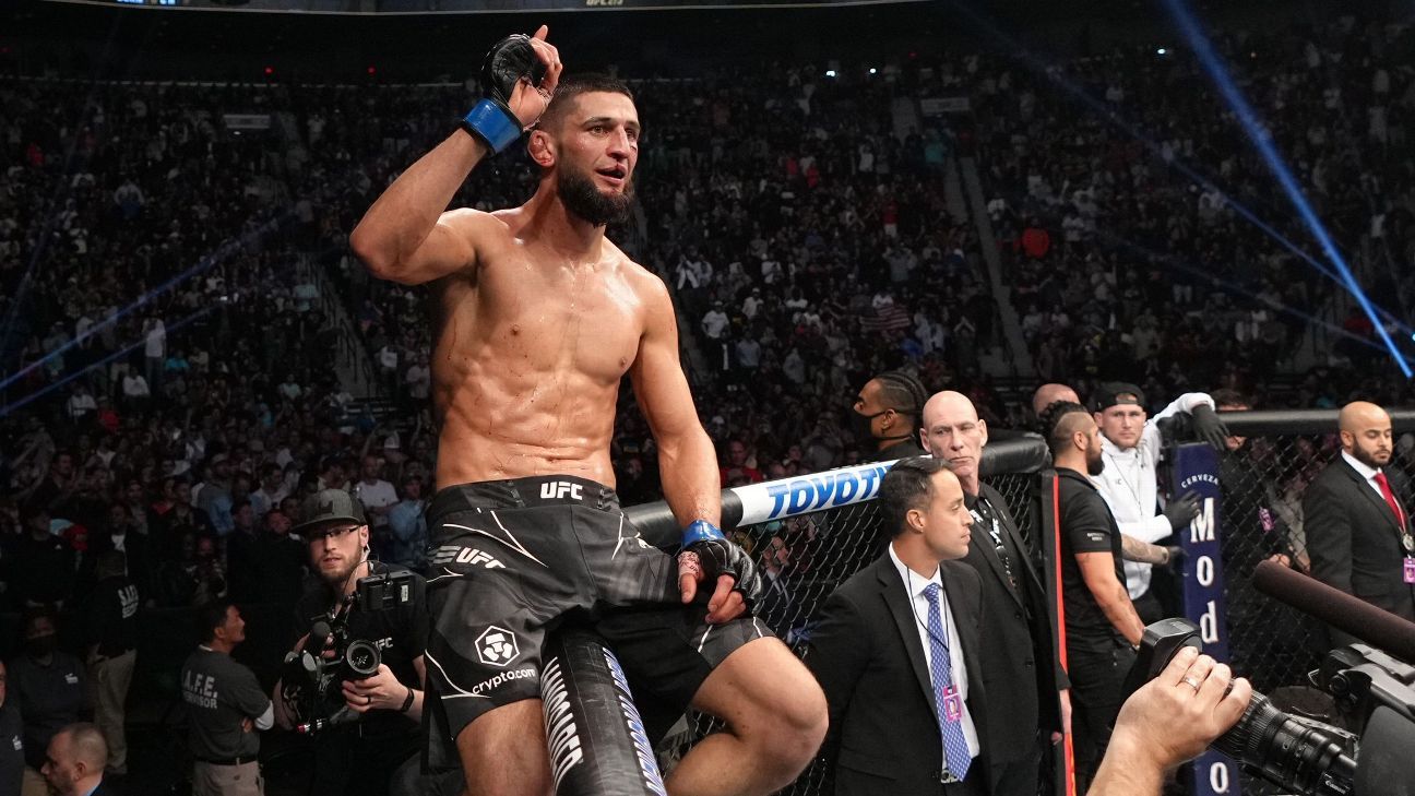 UFC 273: Khamzat Chimaev lives up to the hype in a new -- and thrilling -- way