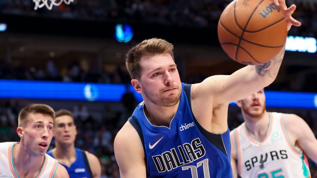 Doncic suffers calf strain in regular-season finale