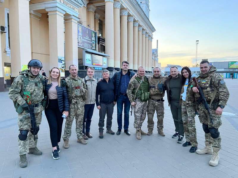 The Estonian MP was the first MEP to visit the liberated cities of Kharkiv region