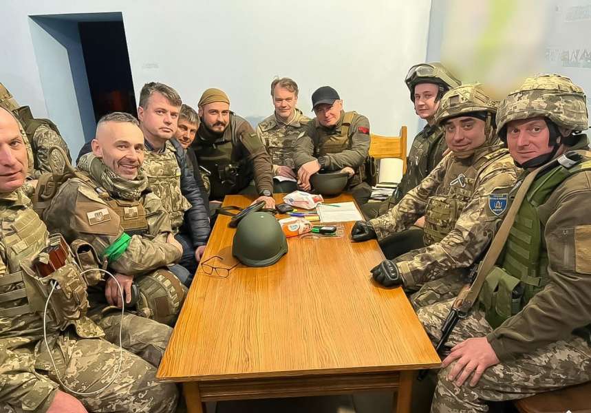 The Estonian MP was the first MEP to visit the liberated cities of Kharkiv region