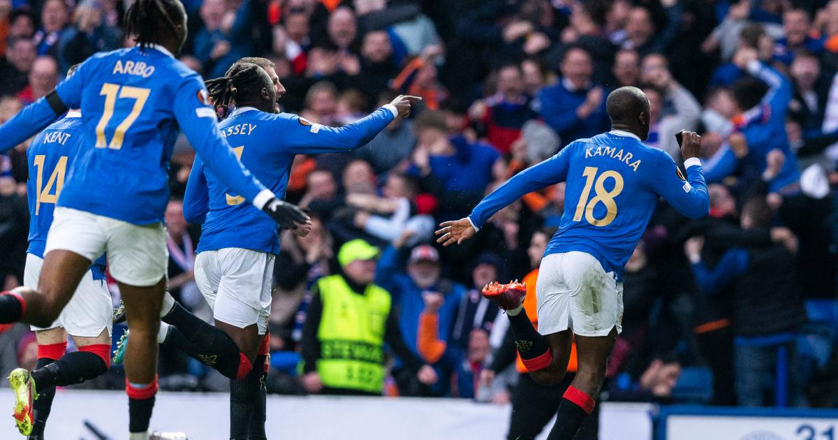 How did Rangers reach the 2021/22 Europa League final?
