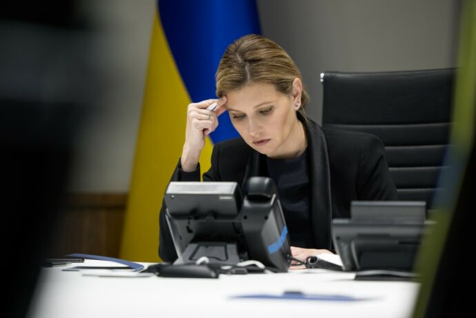 Ukraine's First Lady Olena Zelenska had a phone conversation with the First Lady of Israel