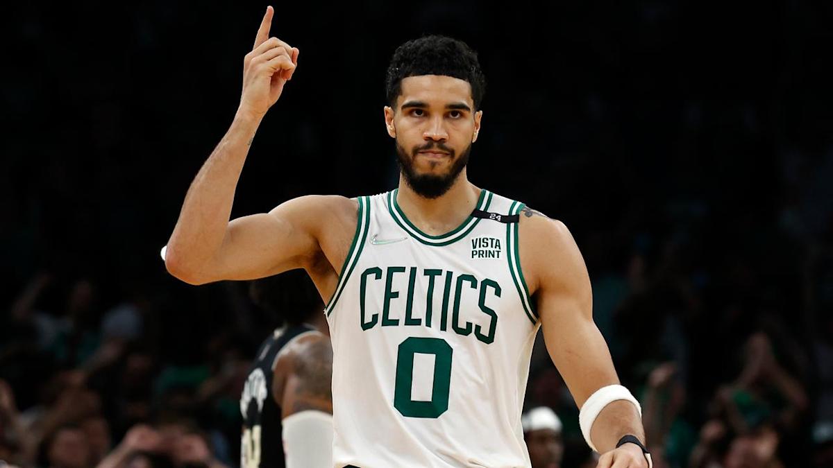 Jayson Tatum recreated Kobe Bryant's Celtics draft workout outfit ahead of NBA Finals