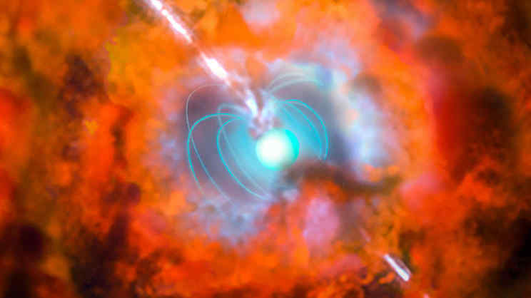 A strange type of radio burst was discovered 3 billion light years from Earth