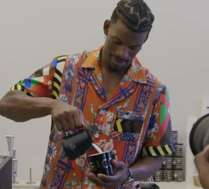 Jimmy Butler wants you to boo him at barista contests