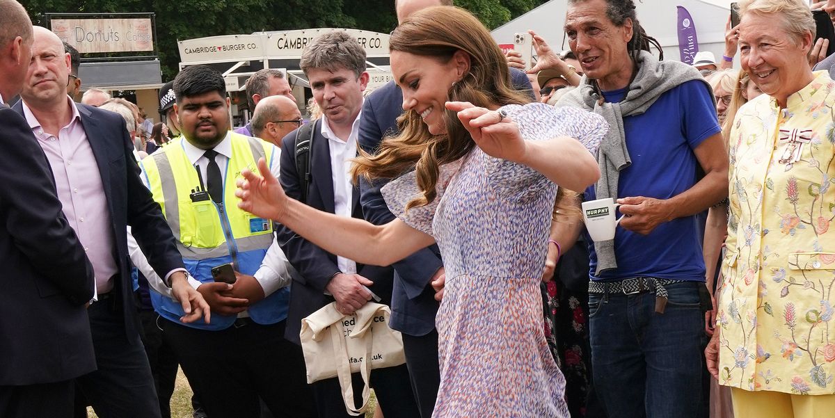 See Kate Middleton Kick a Soccer Ball in Heels Like a Pro