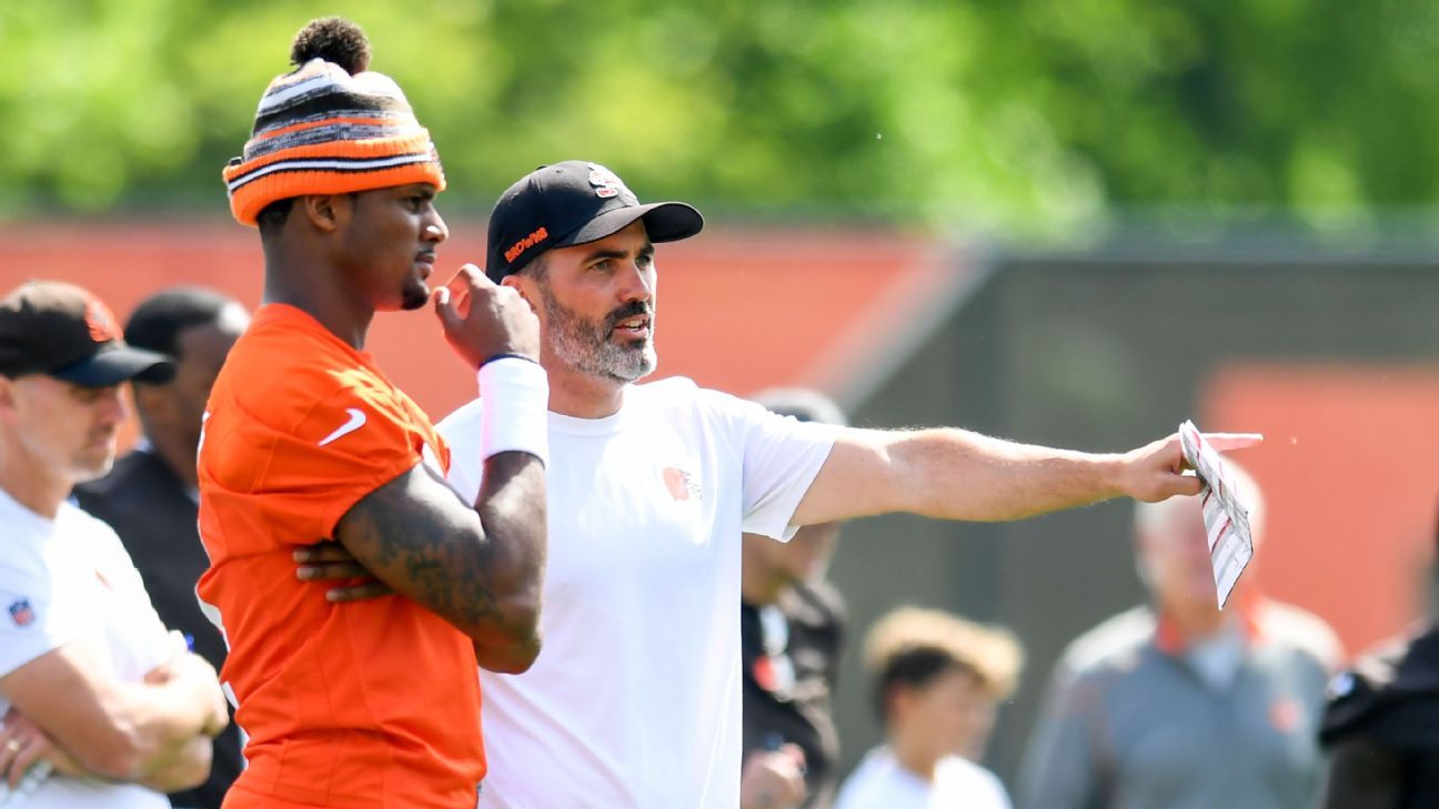 Browns stick to QB plan though Watson in limbo