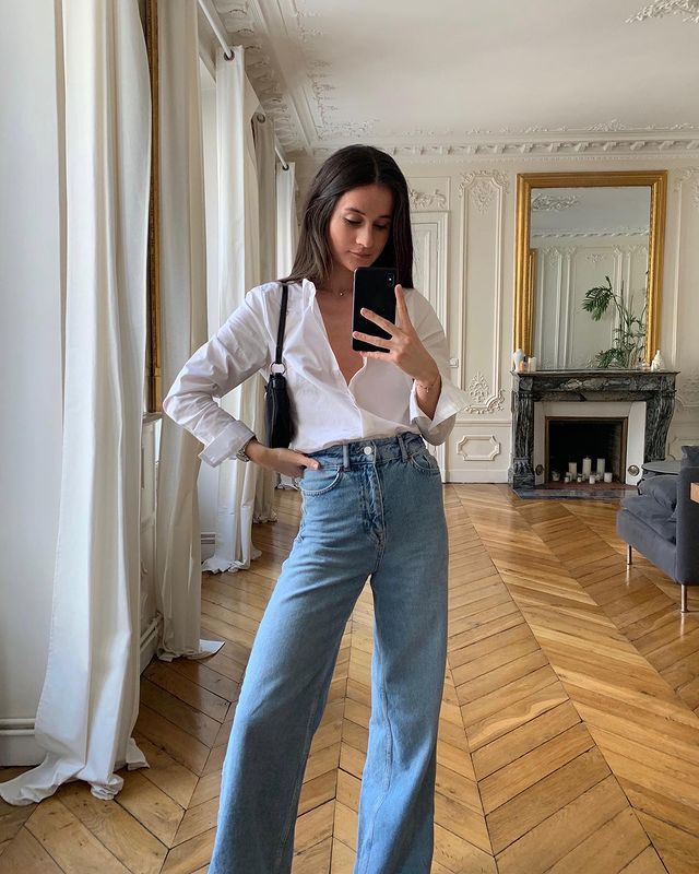 These Wide-Leg Jeans Are a Chic Answer to the Denim Debate