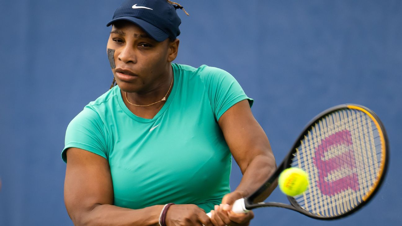 Serena's match vs. Raducanu pushed to Tuesday