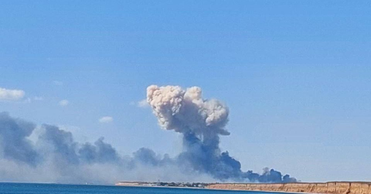 New Explosions In Crimea Near Yevpatoria, Sevastopol