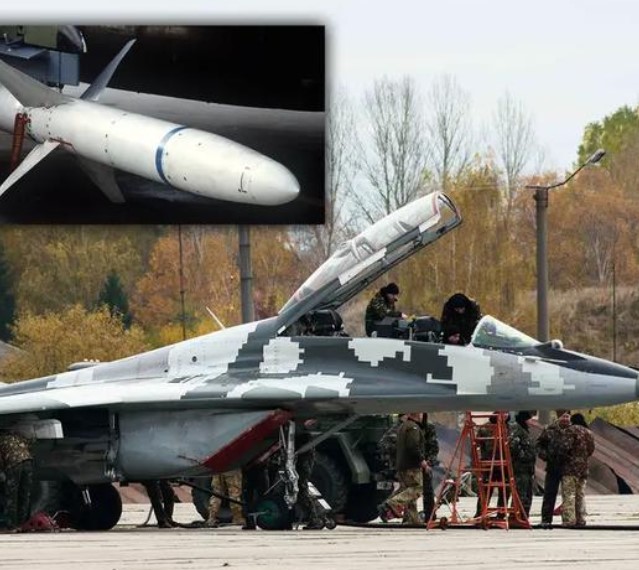 The Armed Forces Of Ukraine Successfully Integrated AGM-88 HARM Missiles Into The MiG-29 Fighter