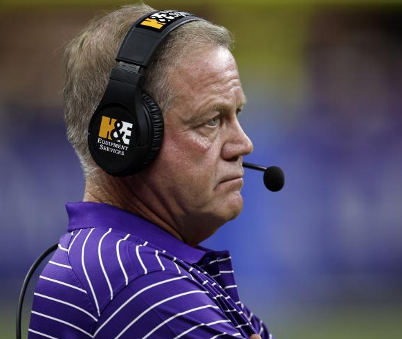 Brian Kelly explains why LSU didn't attempt 2-point play