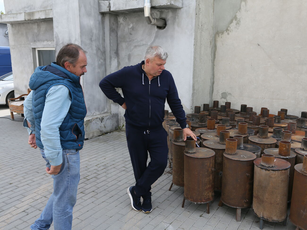 Hryhoriy Kozlovskyy: on this stove, our guys could boil some water and make some hot meals
