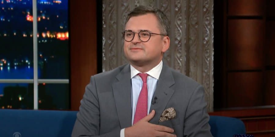 Ukraine's Foreign Minister makes an appearance on popular U.S. talk show