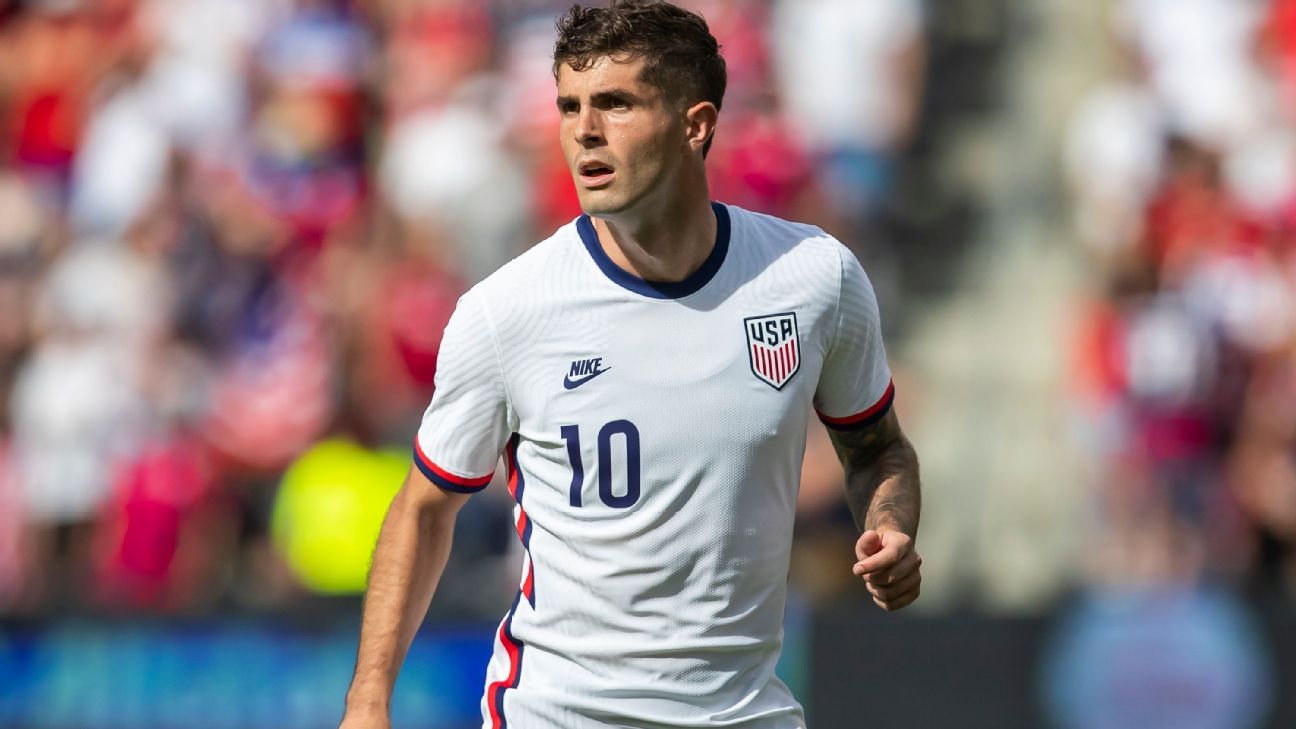 Pulisic returns to start for USMNT in WC warmup