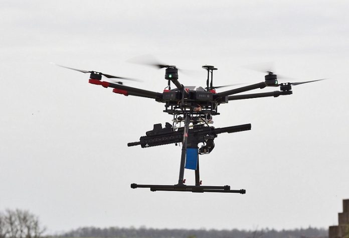 Testing of the AVATAR drone in tandem with the Heckler…