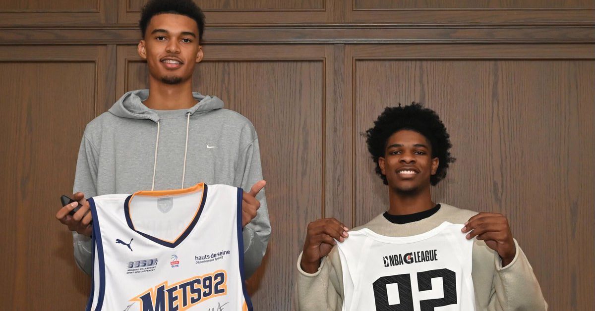 Victor Wembanyama vs. Scoot Henderson is the NBA draft scouting event of the season