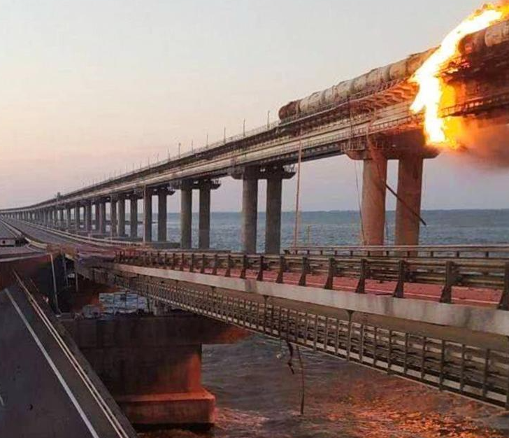 Explosion on the Crimean Bridge: FSB detain 8 people and accuse Ukrainian intelligence and its head of orchestrating it