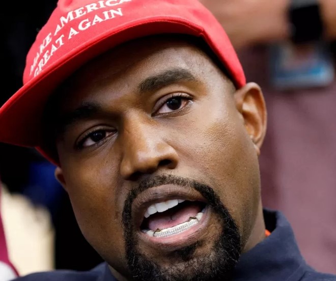 Kanye West is escorted out of Skechers 'unannounced and uninvited'
