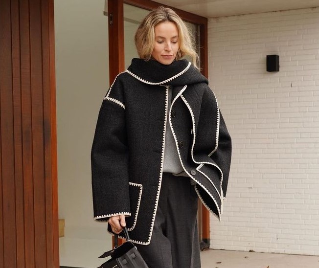 POV: You're Seeing Totême's Scarf Jacket Everywhere