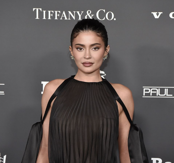 Kylie Jenner Is Gorgeous in a Semi-Sheer Backless Gown