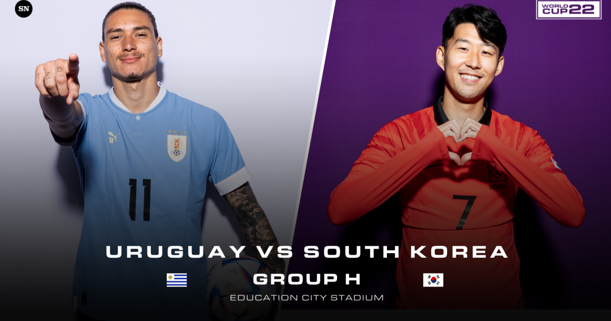 Live: Uruguay vs. South Korea World Cup Group H clash