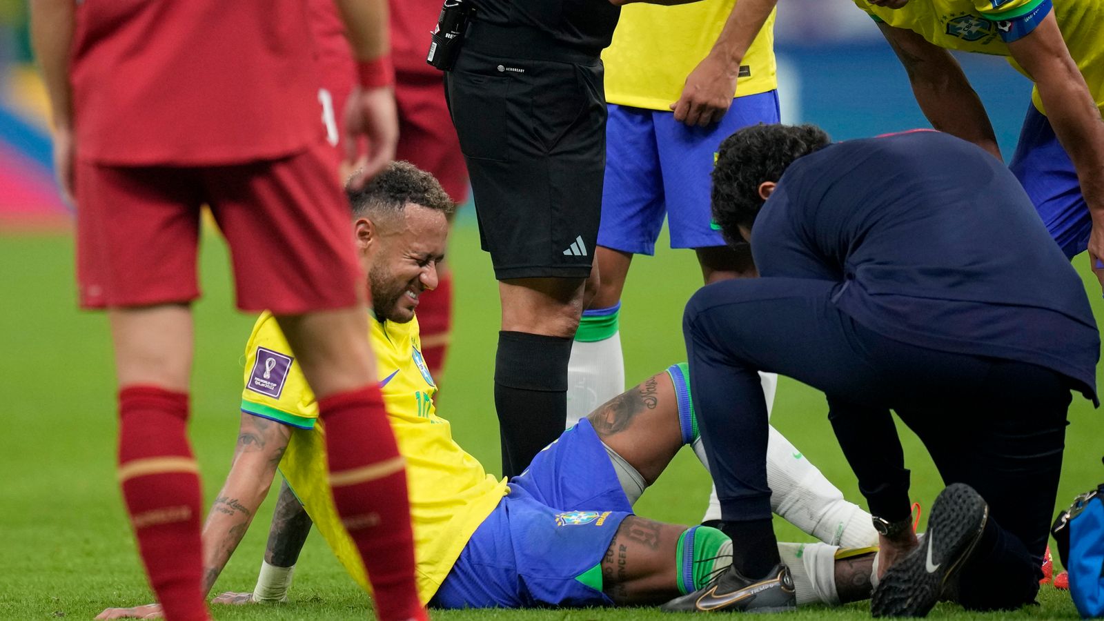 Neymar injury: Brazil forward awaits scan on injured ankle after limping off in World Cup opener vs Serbia