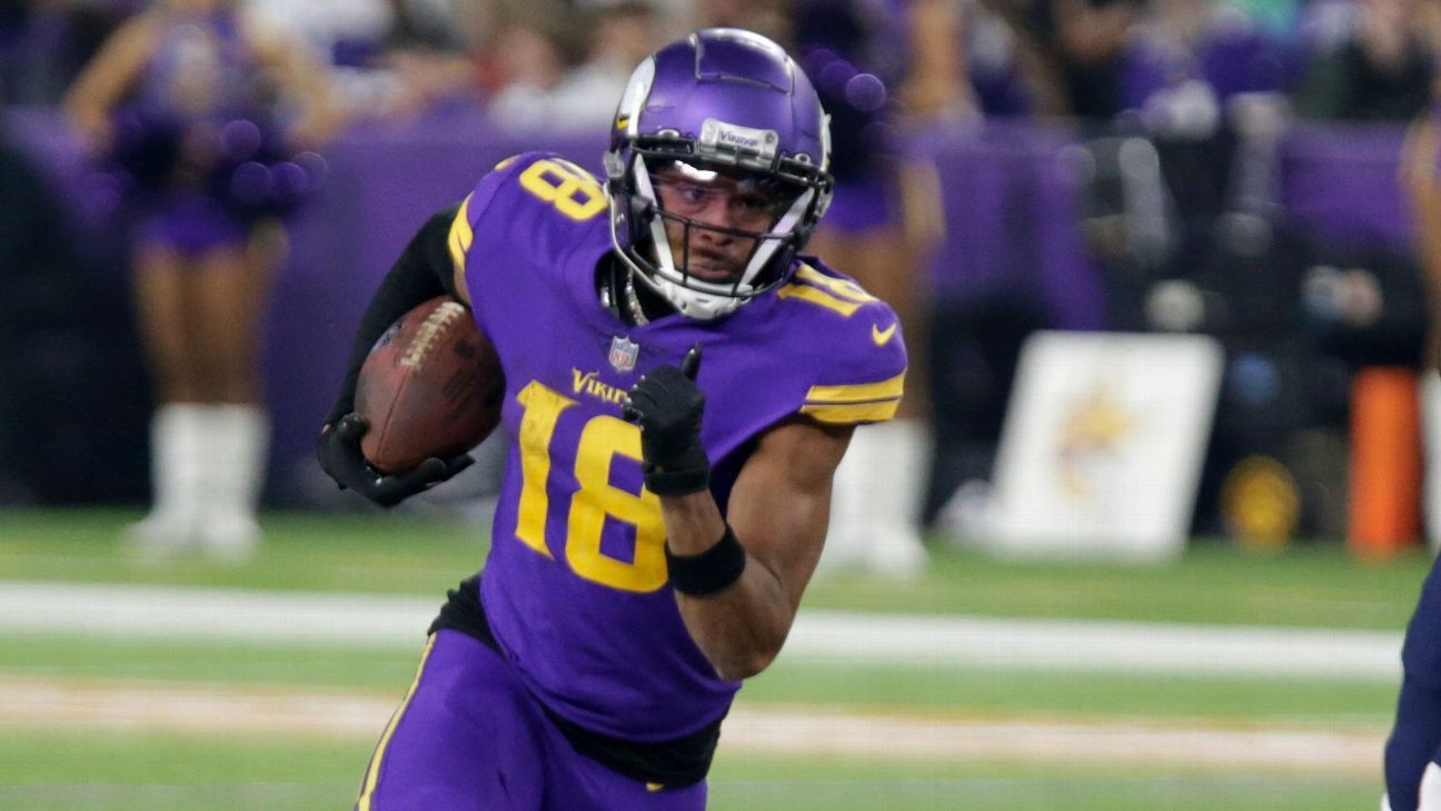 Vikes' Jefferson breaks NFL mark held by Moss