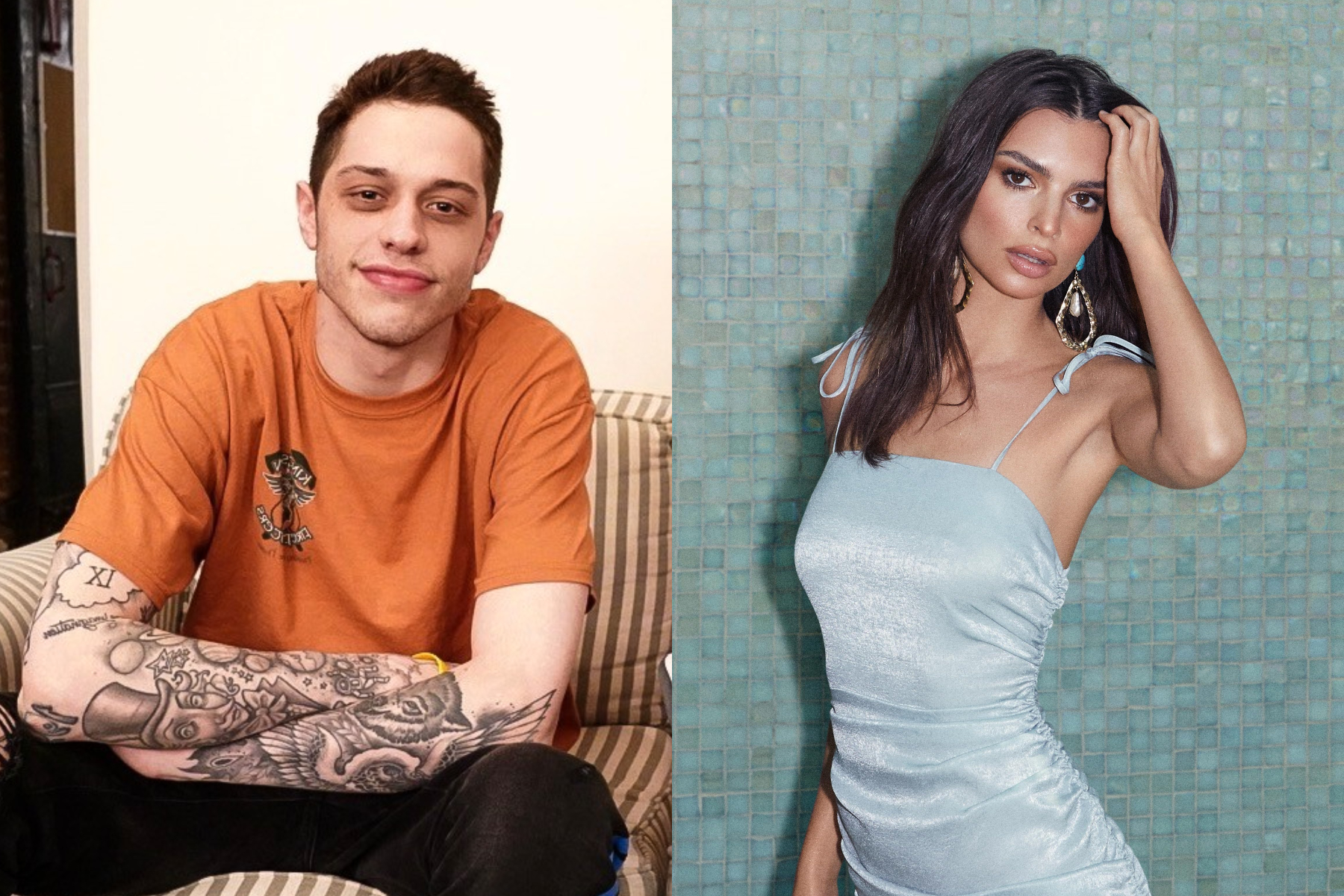 Pete Davidson and Emily Ratajkowski Attend Friendsgiving Together