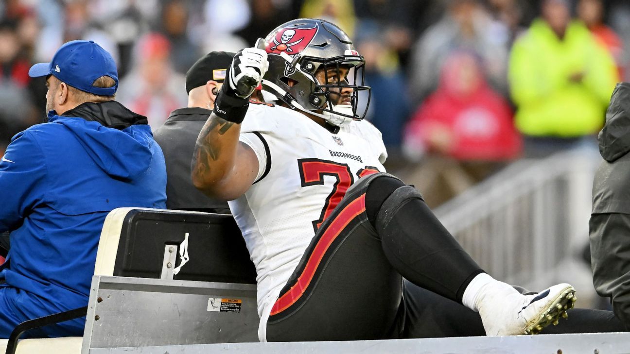 Source: Bucs' Wirfs (ankle/foot) to be out weeks