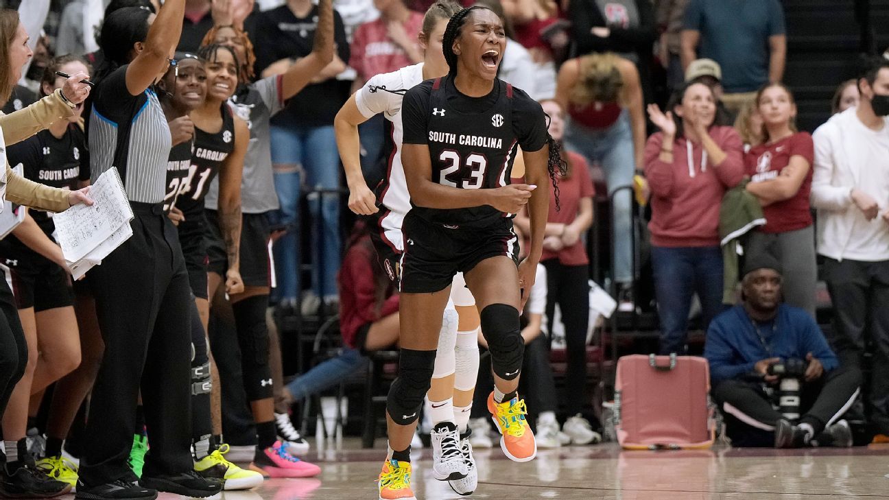 Gamecocks still No. 1 in AP women's hoops poll