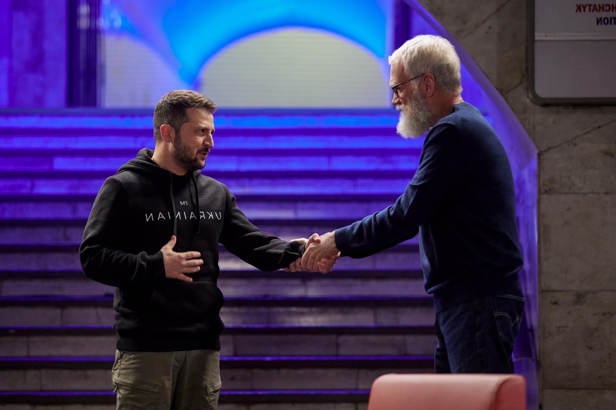 Netflix has released the trailer for a new episode of David Letterman's show with Wladimir