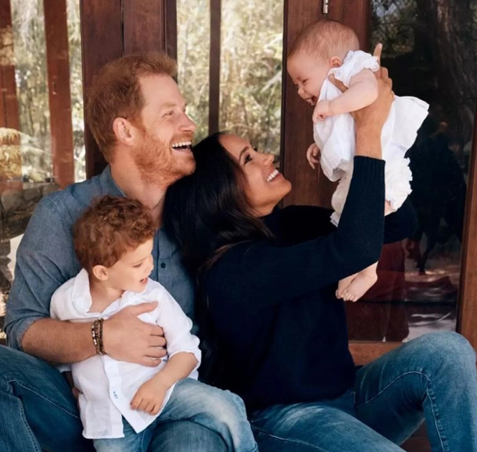 Prince Harry and Meghan Markle Share Dreamy New Photo with Kids Archie and Lilibet