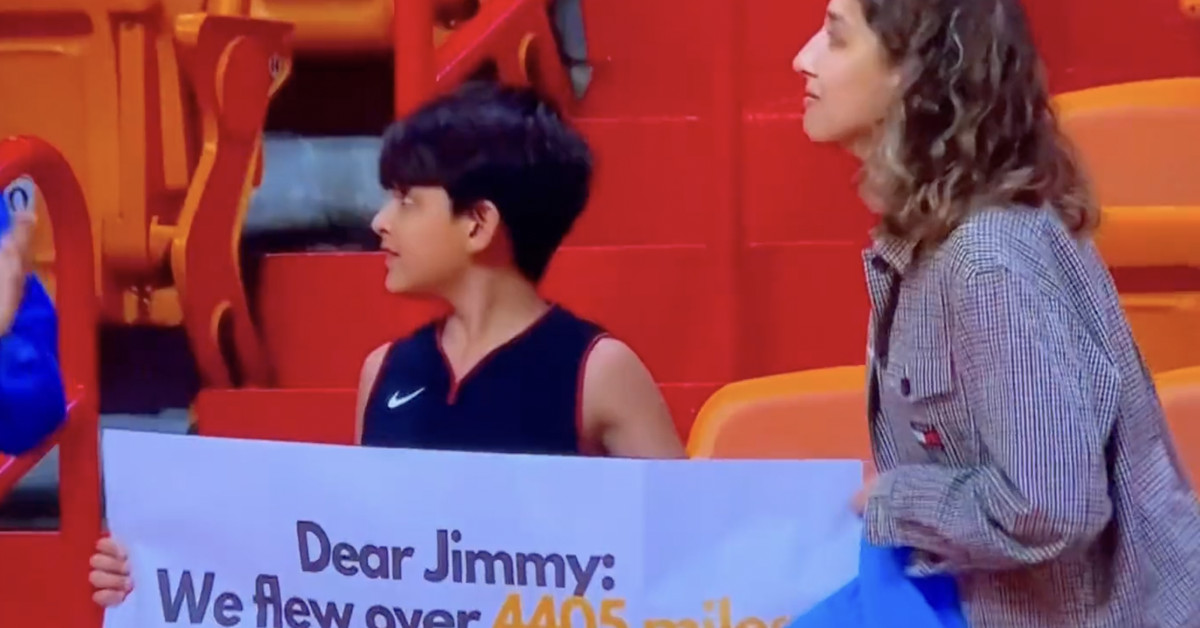 The young Heat fan who traveled to see Jimmy Butler went from a sad story to an uplifting one
