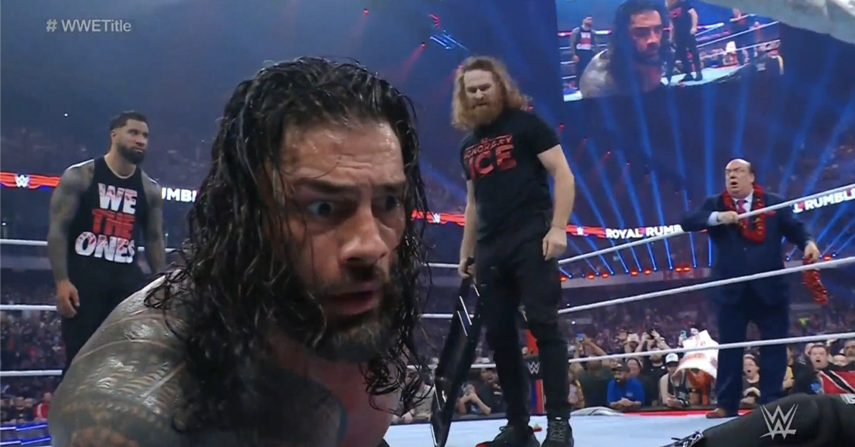 Sami Zayn finally turns on Roman Reigns at Royal Rumble