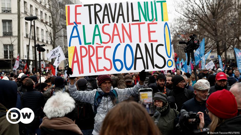 France hit by strikes, protests over pension reform