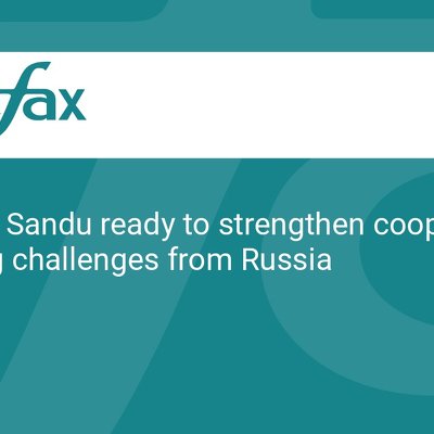 Zelenskyy, Sandu ready to strengthen cooperation in countering challenges from Russia