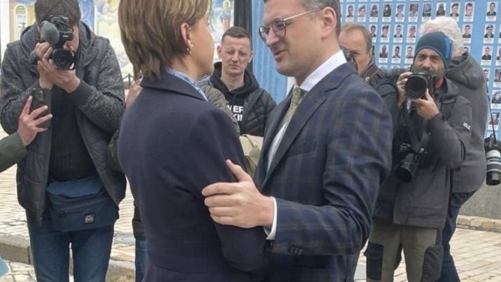 Latvia's new foreign minister makes first international trip to Kyiv