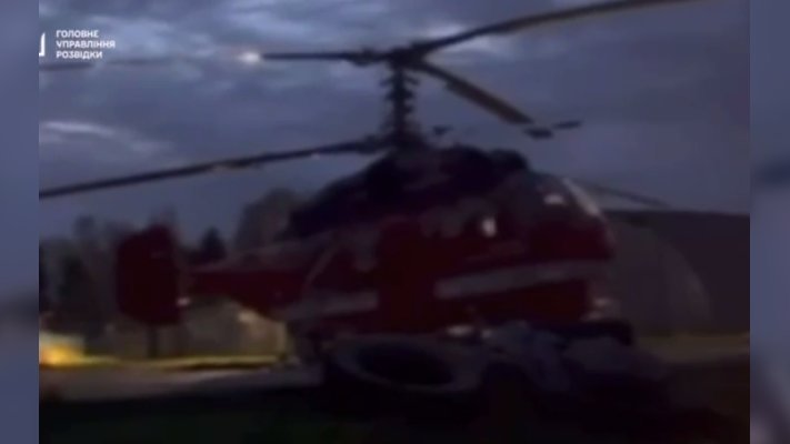 DIU announces destruction of Russian Ka-32 helicopter in Moscow 