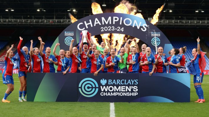 Crystal Palace Women promoted to Women's Super League after clinching Women's Championship title